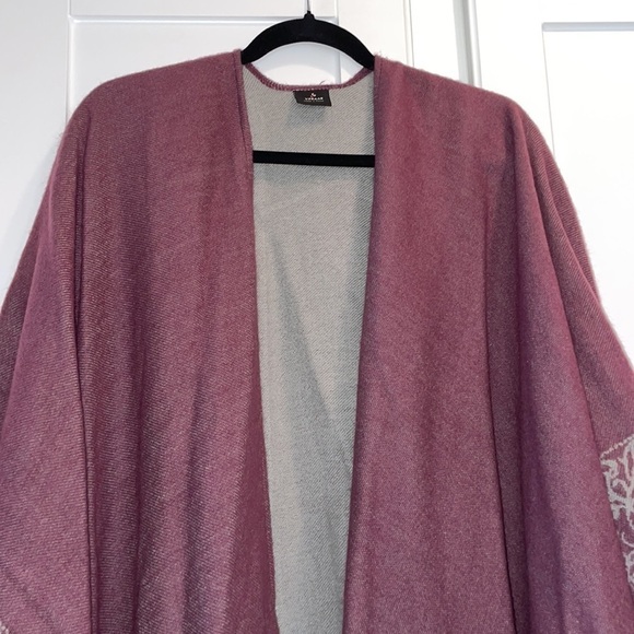 V. Fraas Woman's Fringe Poncho One Size Festival Cowboy Boho Hippie - Picture 7 of 16